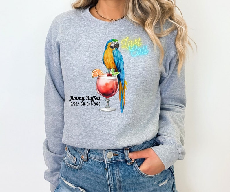 Retro Jimmy Buffett In Memory Of Jimmy Buffett Shirt, Parrothead Island Tshirt, Jimmy Buffett Rip Sweatshirt For Margaritaville Parrotheads