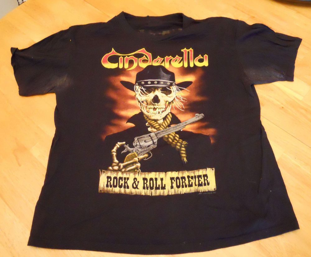 Cinderella Rock And Roll Forever Vintagereprint Shirt S 2 Shirt