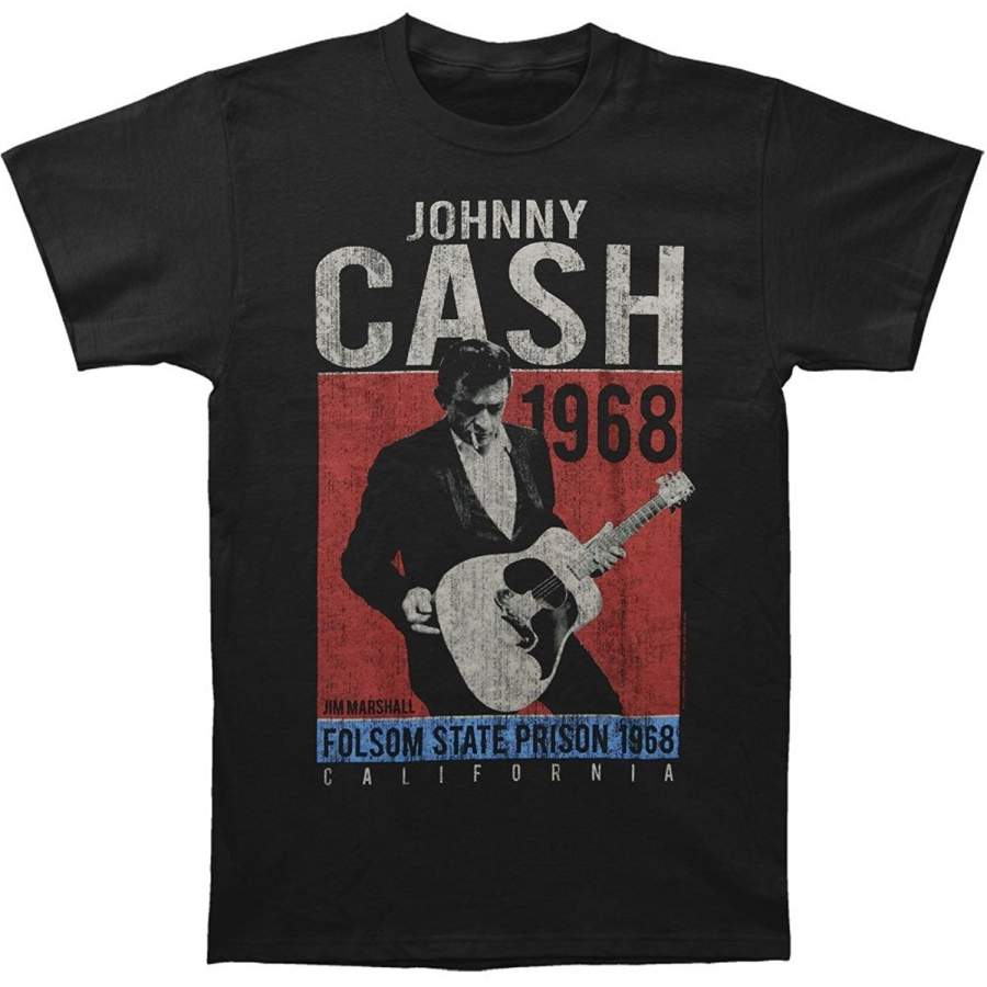 Fashion Men’s Summer T-shirt Johnny Cash Men’s One More Song Vintage T-shirt Men Casual Shirt