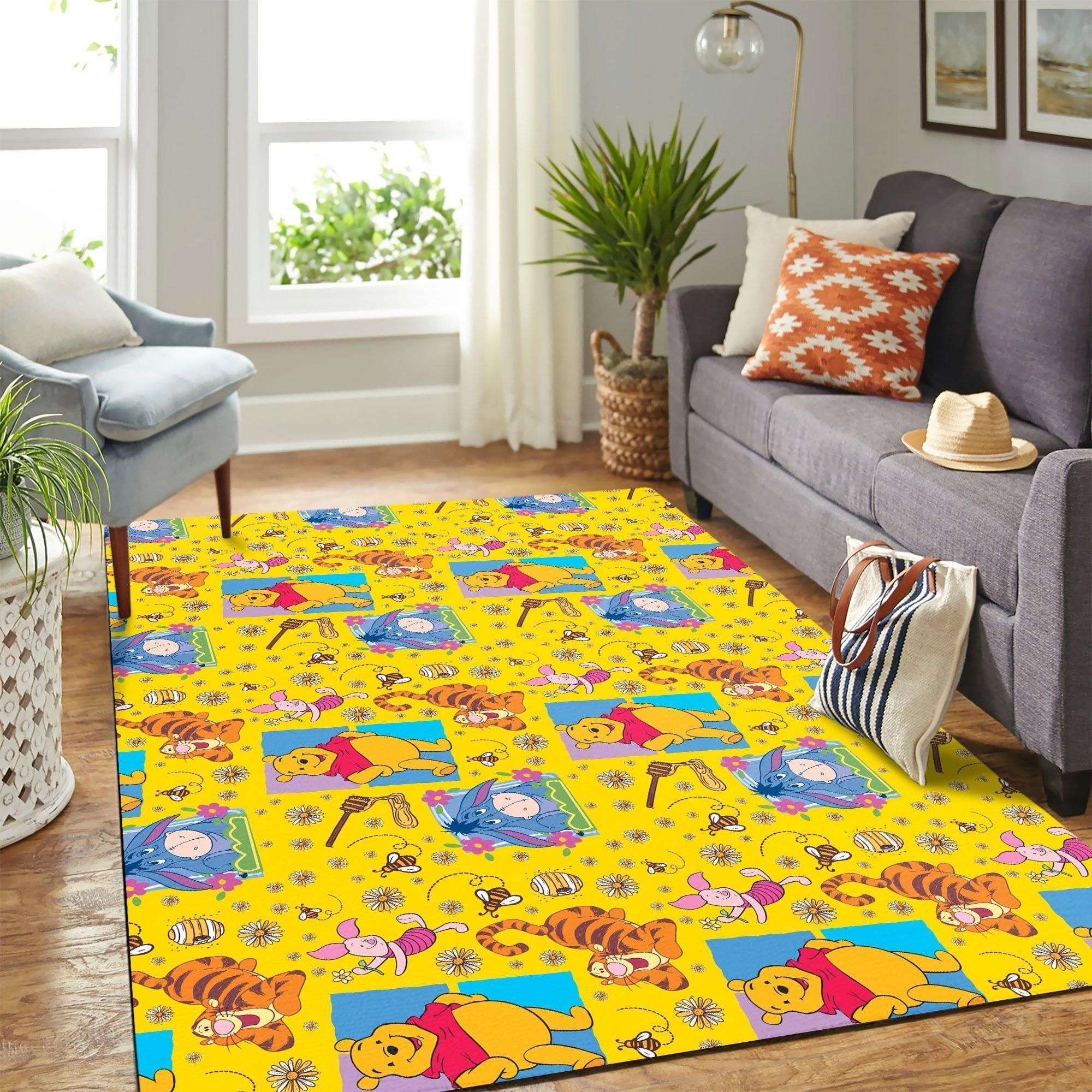 Pattern Winnie The Pooh Area Rug Geeky Carpet – home decor – Bedroom Living Room decor