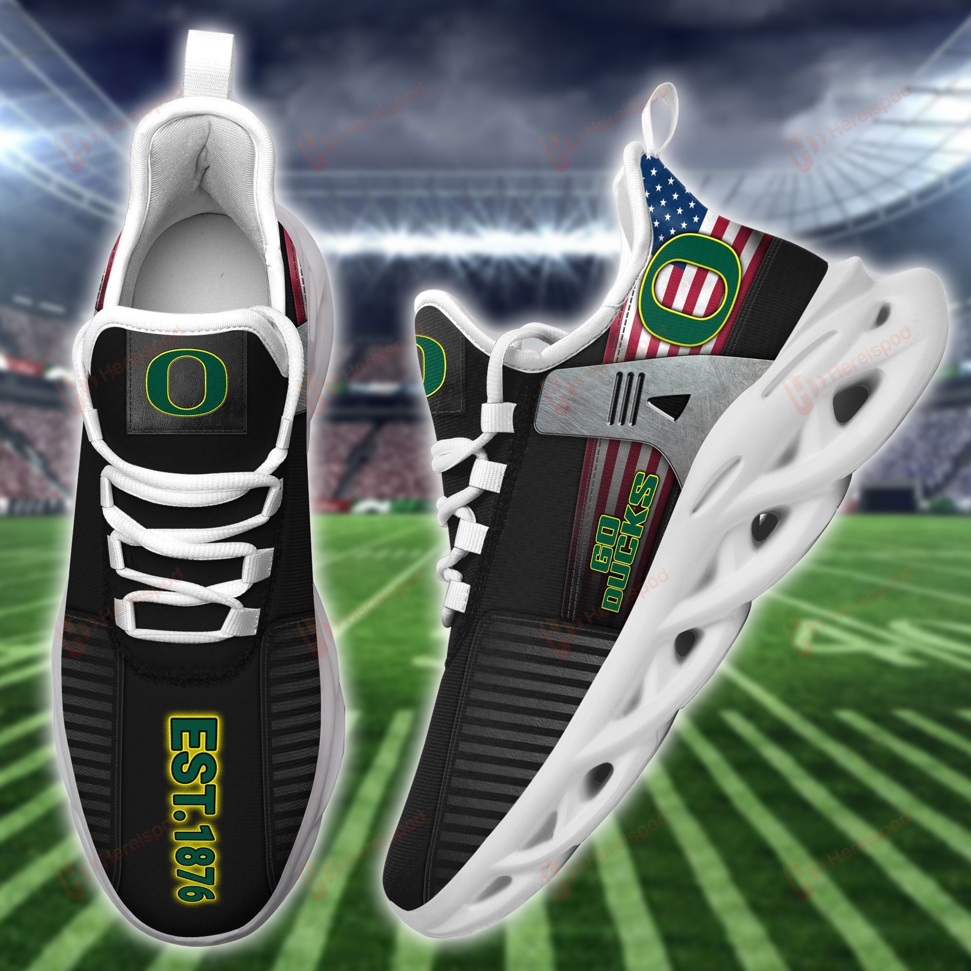 Chsx21082121 Oregon Ducks Max Soul Shoes