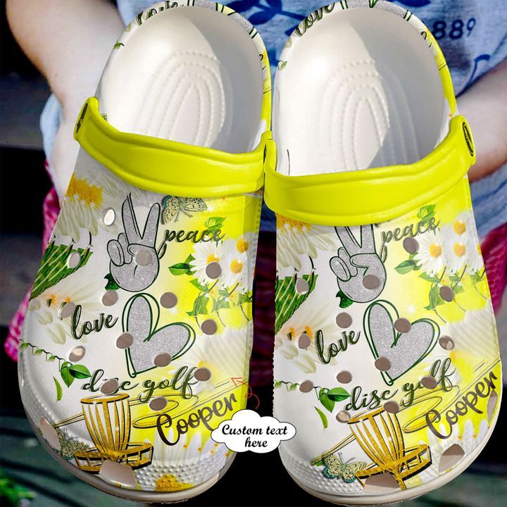 Disc Golf Personalized Peace Love Ye …