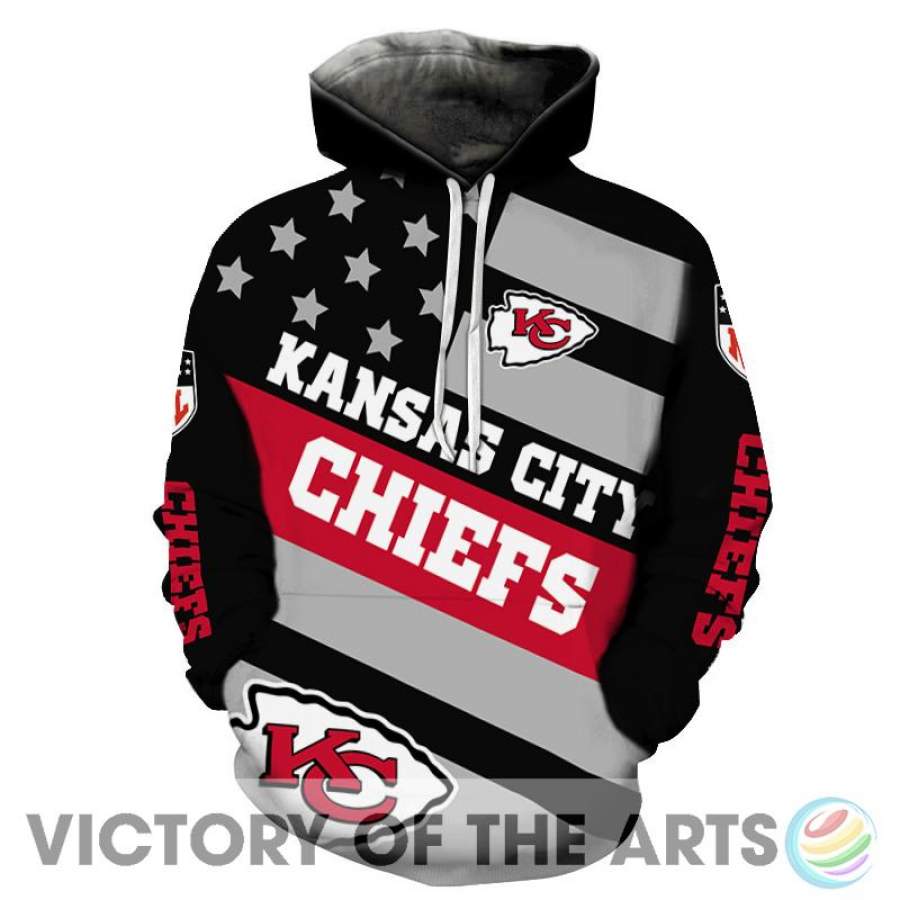 Proud Of American Stars Kansas City Chiefs Hoodie