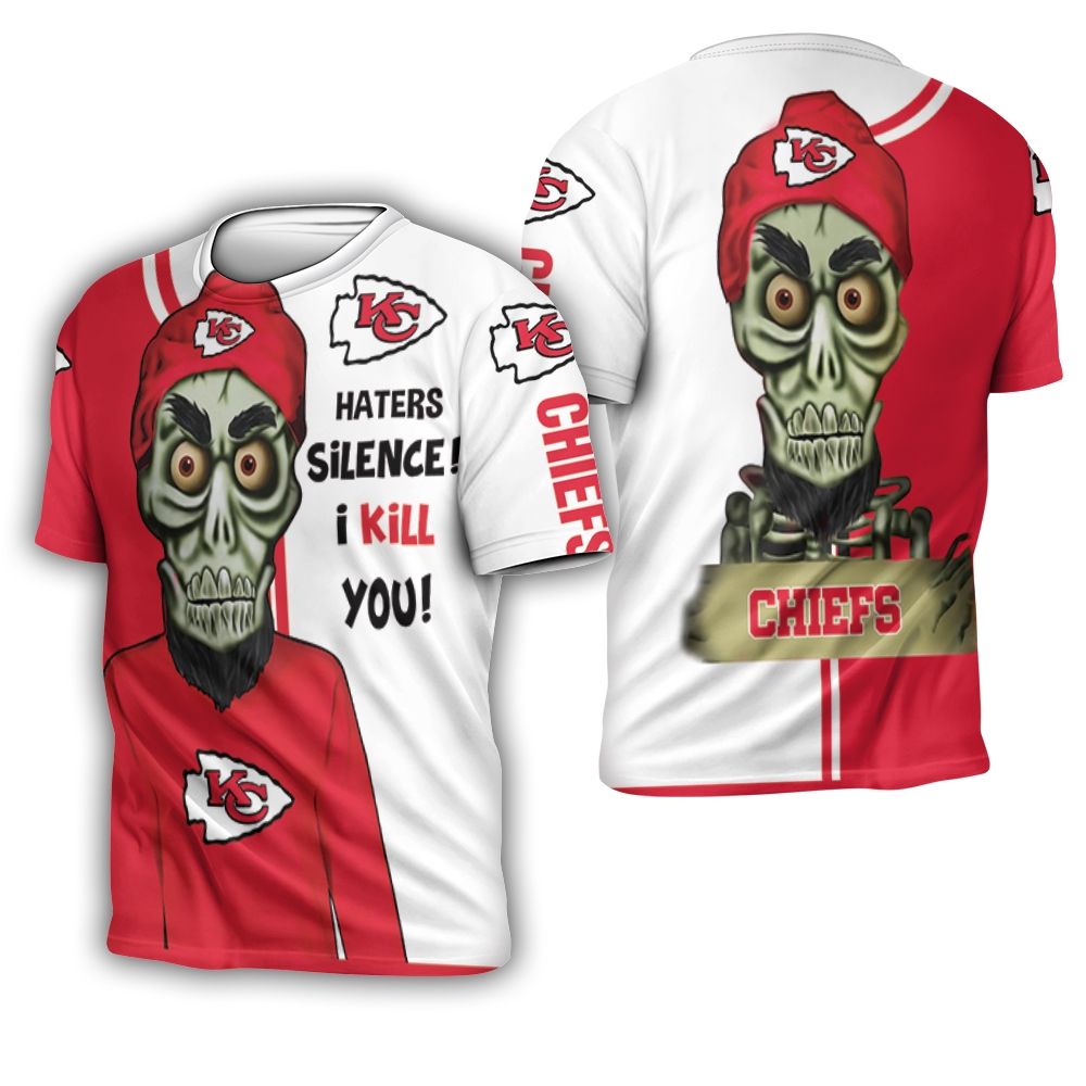 Kansas City Chiefs Haters I Kill You 3D 3D T-Shirt