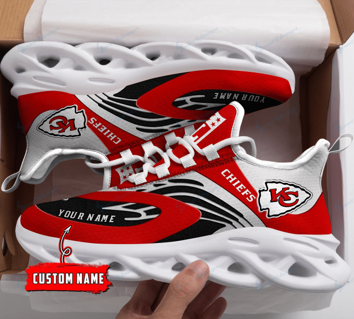 Kansas City Chiefs Yezy Running Sneakers 873