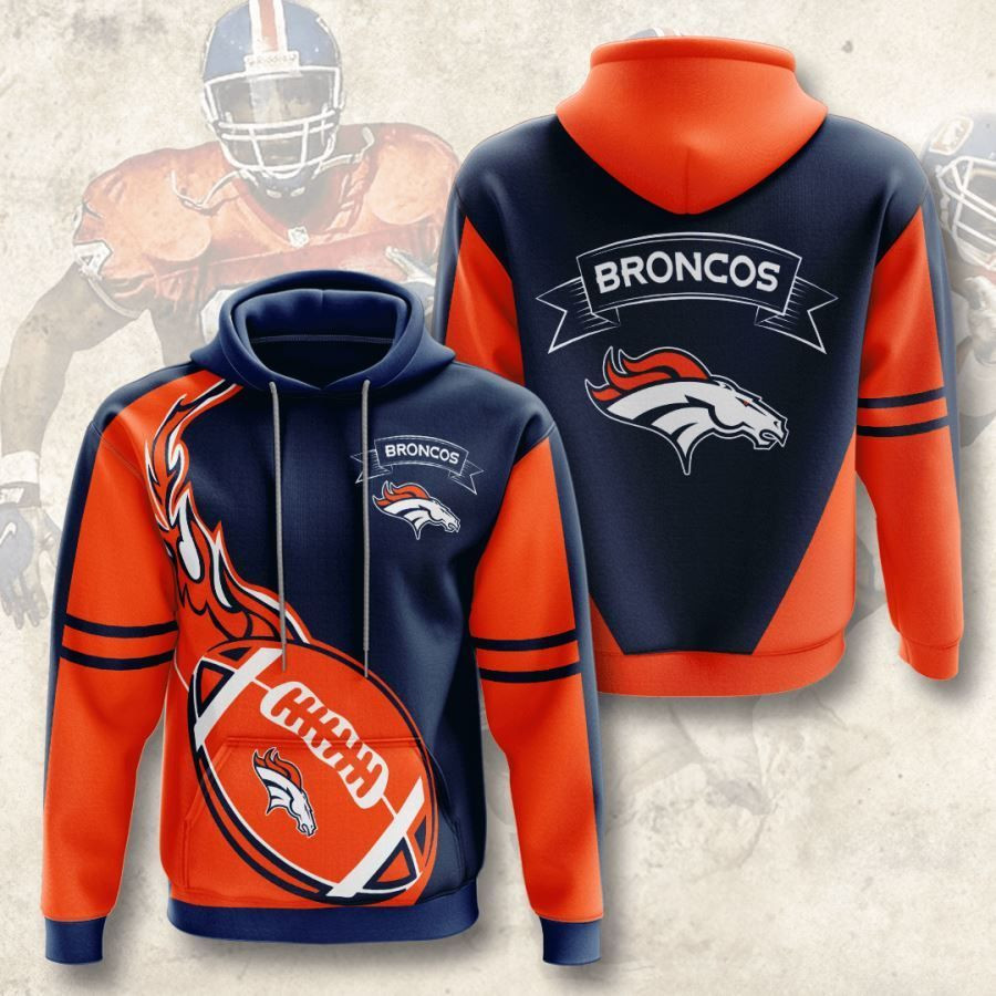 Denver Broncos Fans 3D All Over Designed Hoodie Gifts For Denver Broncos Fans Denver Broncos Lovers