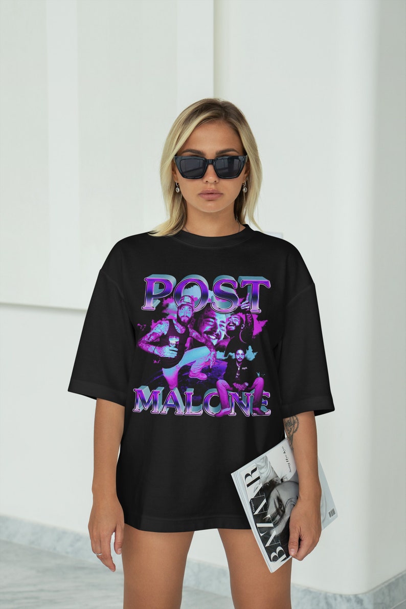 Posty Malone T-Shirt, Pop Music, Bootleg Graphic Tee, Concert Shirt, Posty Malone Tee, Gift, Trending Shirt