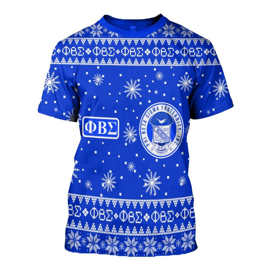 3D ALL OVER PHI BETA SIGMA UGLY SWEATER 31020194