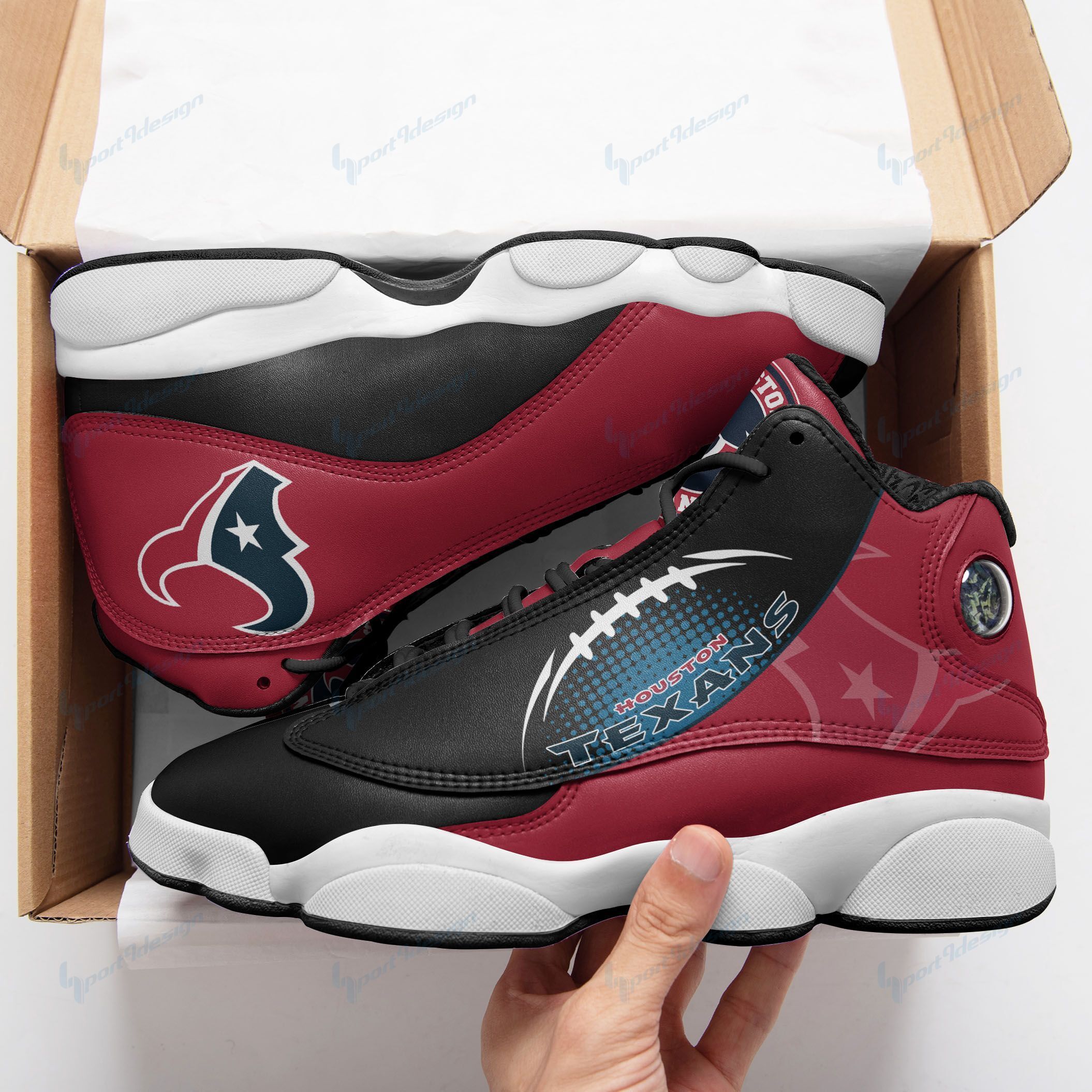 Houston Texans Air JD13 Sneakers 298