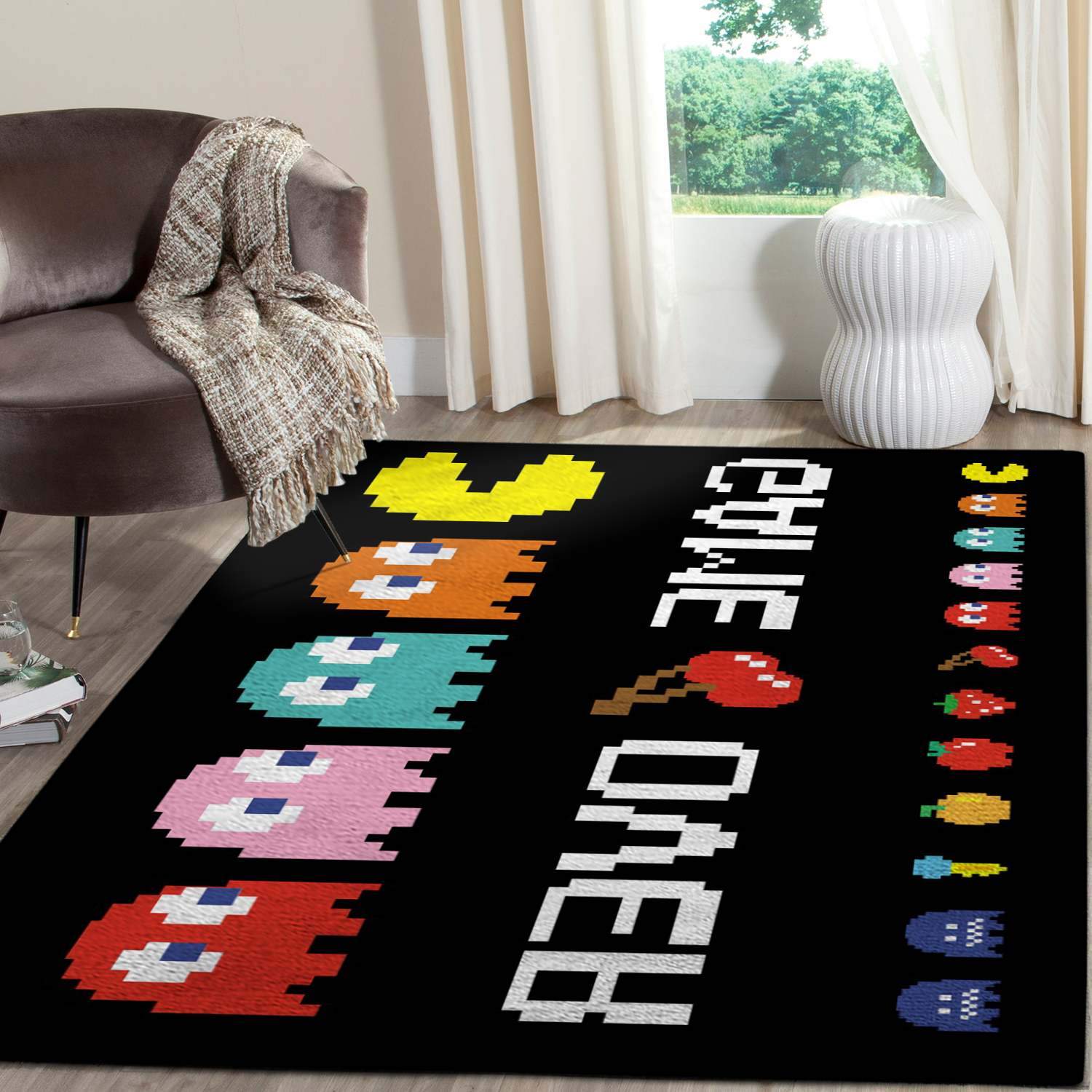 Pacman Gaming Area Rugs Living Room  &hellip;