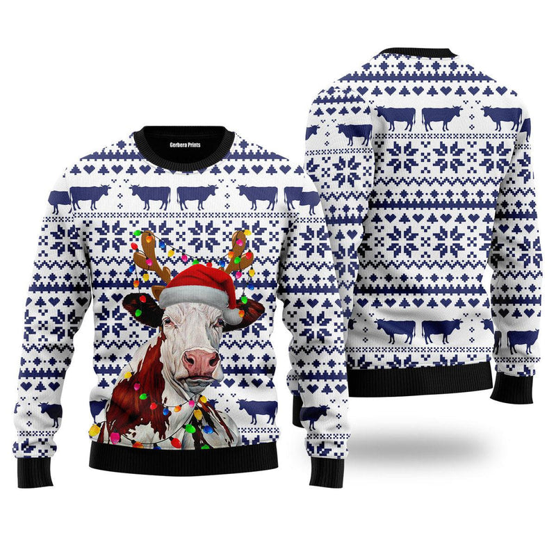 Cow Ugly Christmas Sweater For Men & Women, Gift For Cow Lover, Christmas Shirt