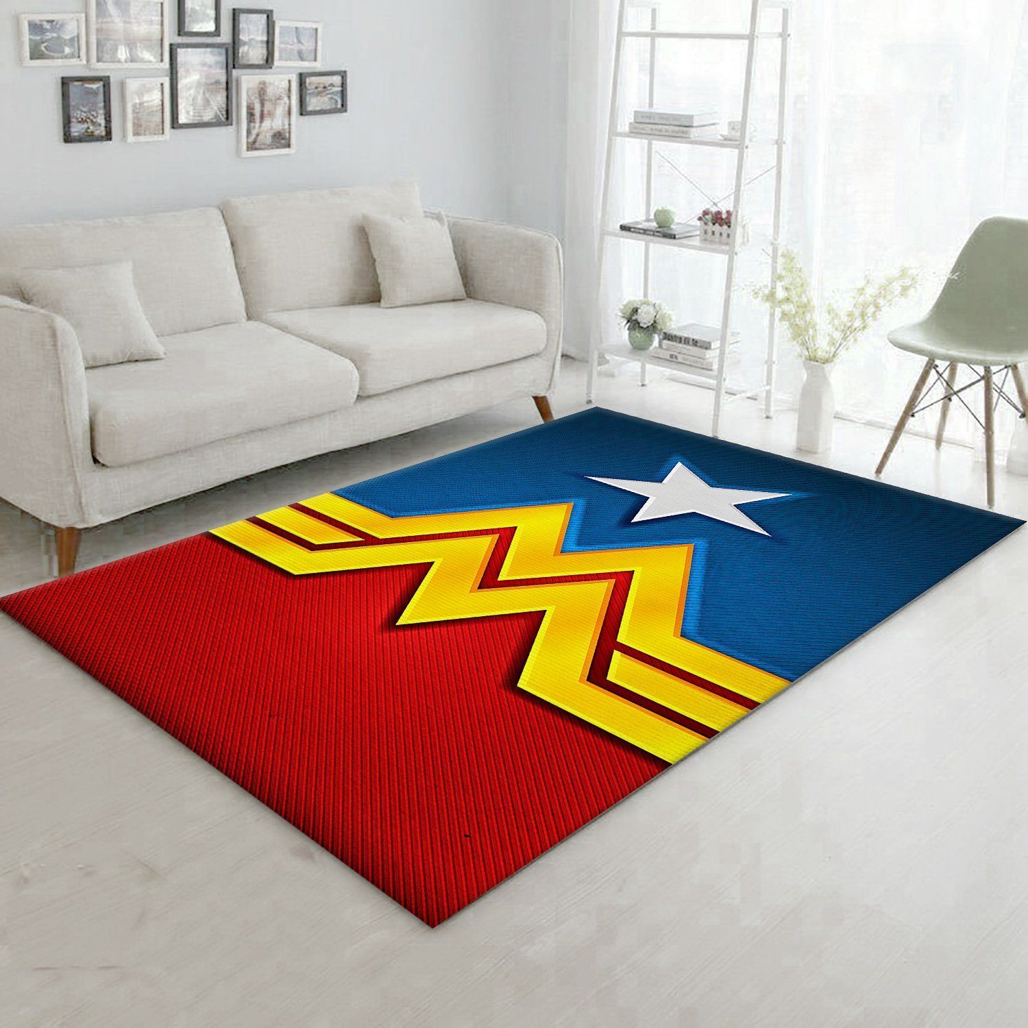 Wonder Woman Premium Area Rug Geeky Carpet home decor Bedroom Living Room decor