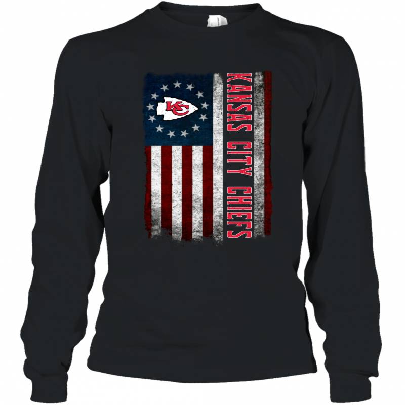 Kansas City Chiefs Betsy Ross Flag Long Sleeve