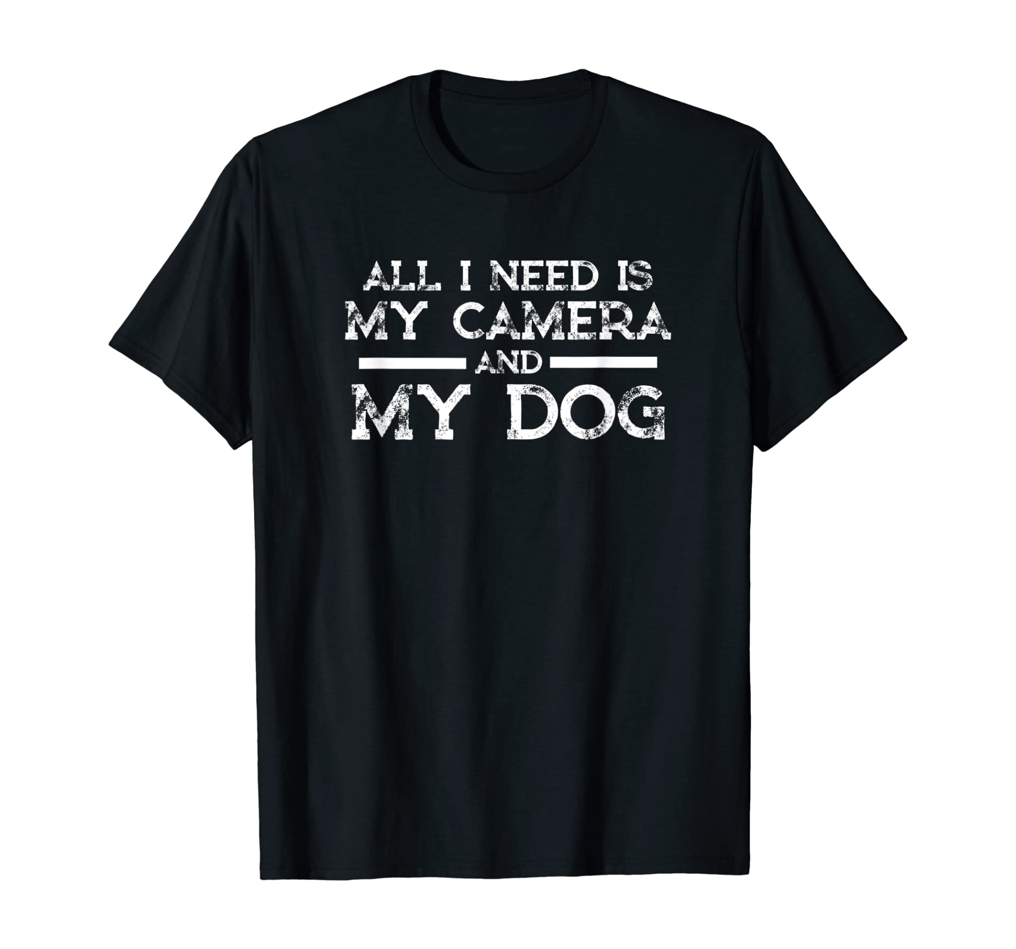 Photographer Gift Funny Photography Fan Camera and dog Shirt