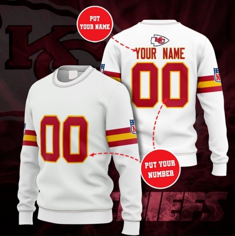 Kansas City Chiefs 13 Gift For Fan Personalized 3D T Shirt Sweater Zip Hoodie Bomber Jacket