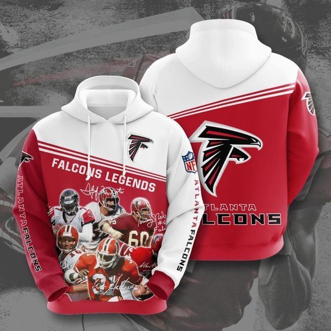 Atlanta Falcons Football Legend 51 Unisex 3D Hoodie Gift For Fans