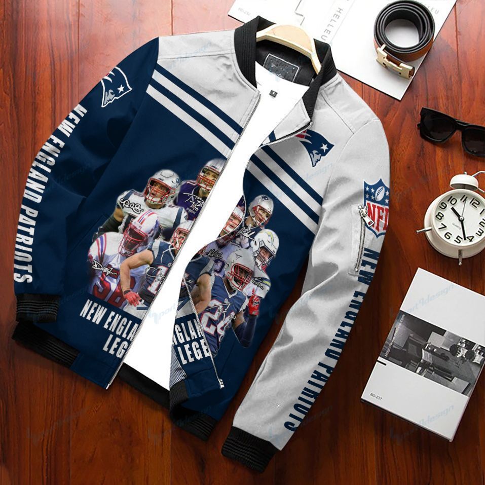 New England Patriots Bomber Jacket 073