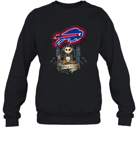 Buffalo Bills Jack Skellington This Is Halloween 2D Sweatshirt - Funnymugsandshirts Fashion