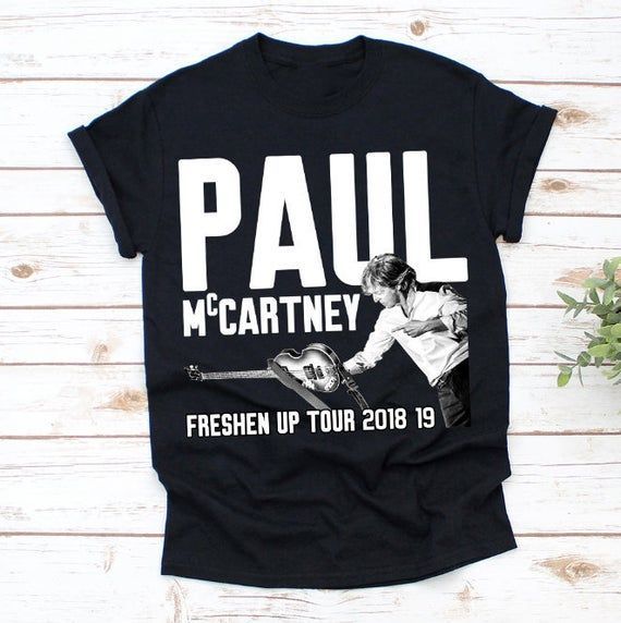 Paul Mccartney Freshen Up Black Guitar Photo Tour Shirt Music Lover Gift Shirt Sweater Shirt Hoodie Aa29 Shirt