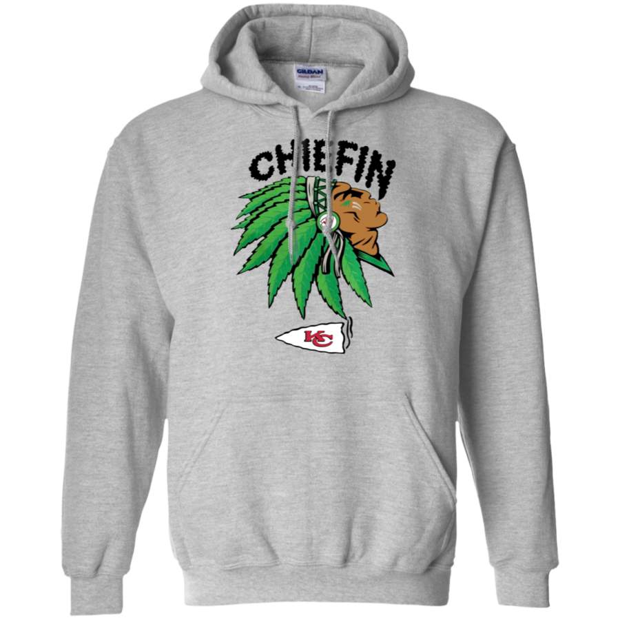 Kansas City Chiefs chiefin Weed Smoke Hoodie