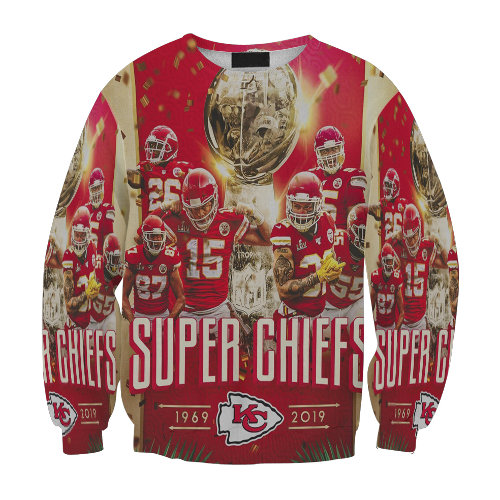 Kansas City Chiefs Team V6 Gift For Fan 3D Full Printing Sweatshirt