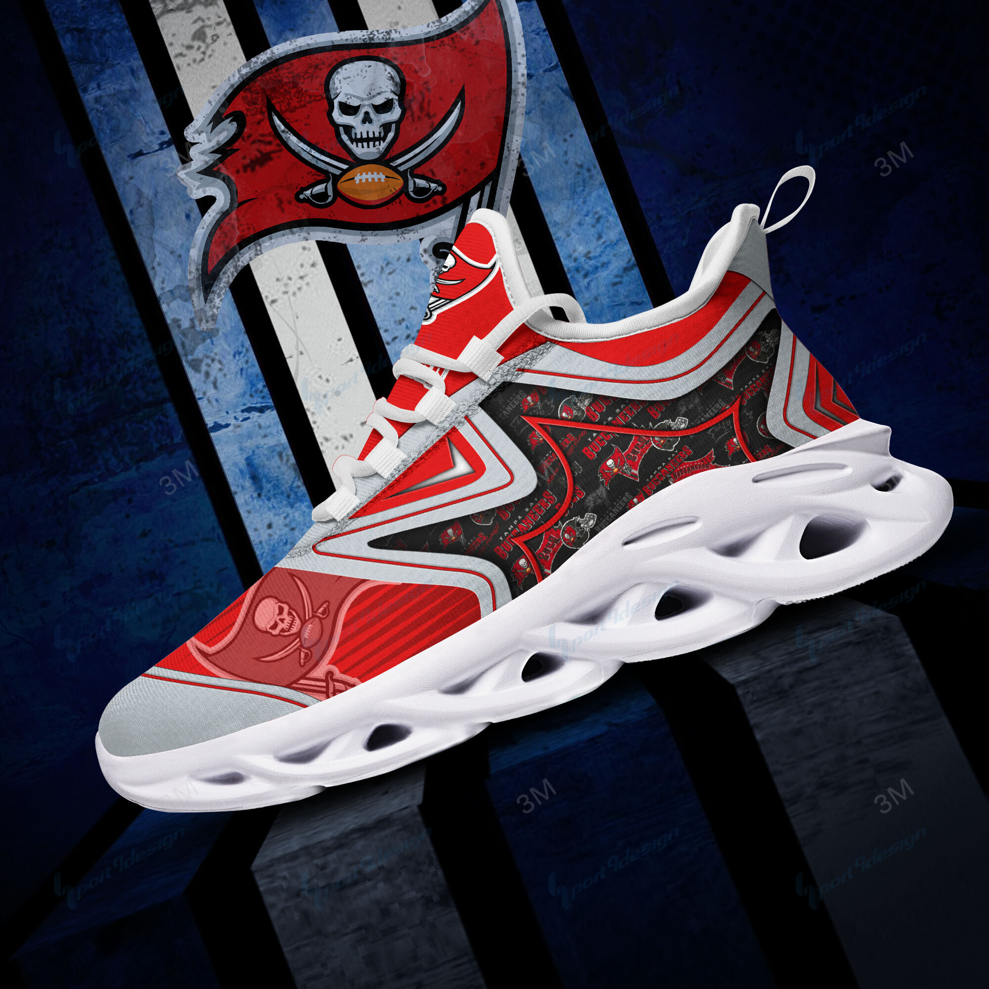 Tampa Bay Buccaneers Yezy Running Sneakers Bg914