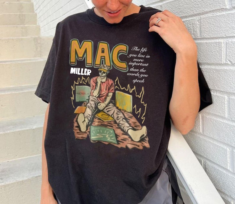 Mac M Vintage 90S Shirt, Vintage Rap Tee, Mac Self Care Shirt, Mac Swimming Shirt, Hip Hop Shirt, Mac Fan Gift