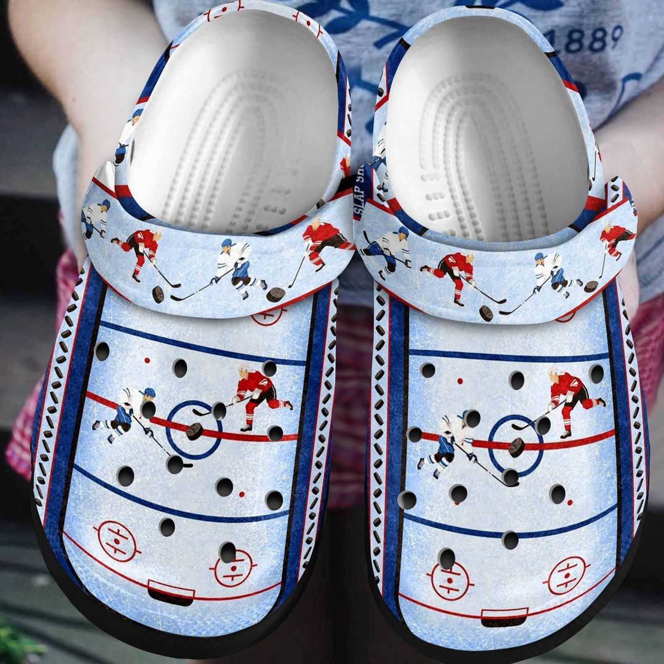 Hockey Personalized Clog Custom Croc …