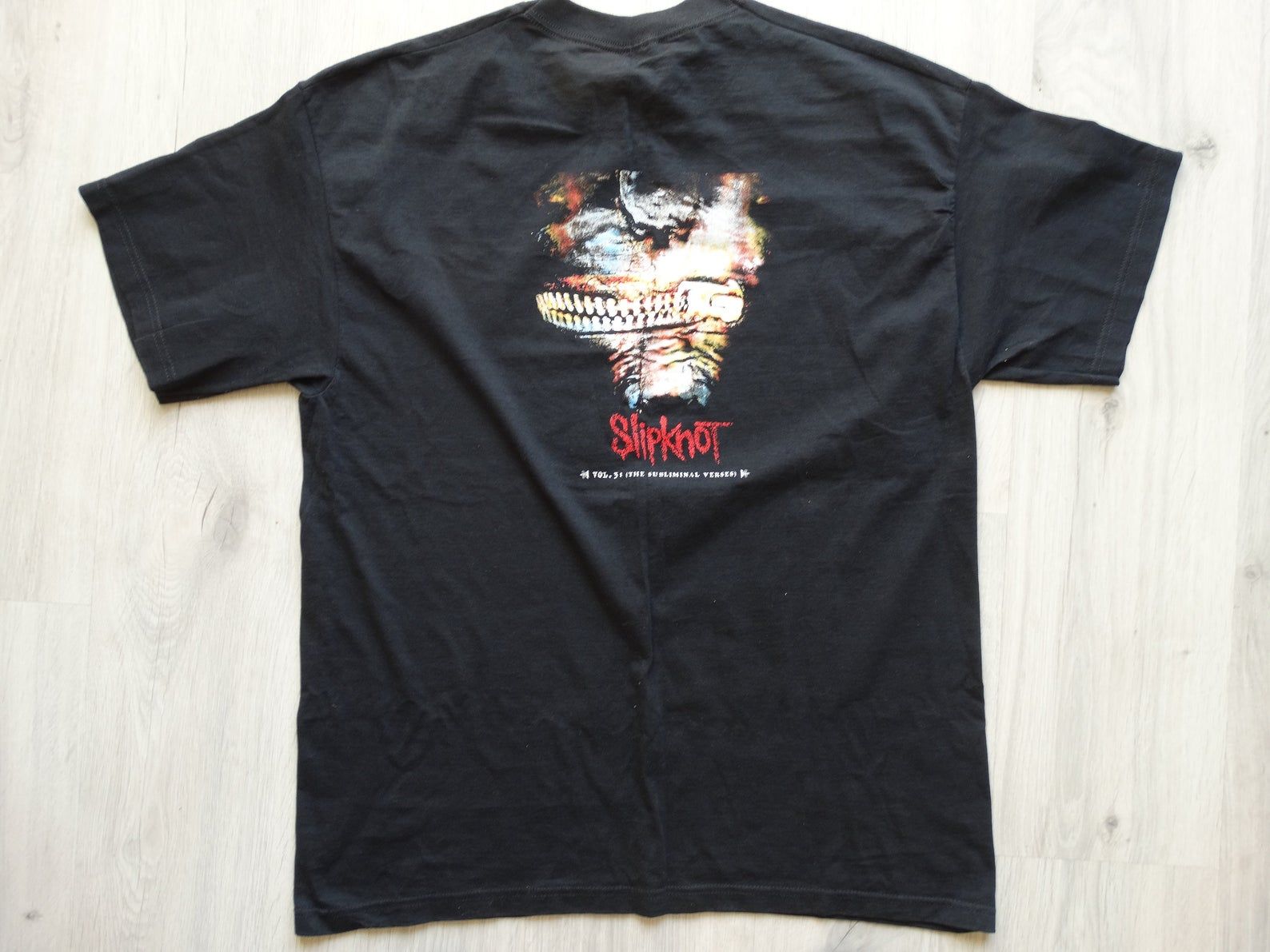 Vintage Slipknot Vol 3 The Subliminal Verses Promo Album Cover Shirt