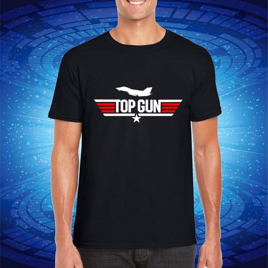 Top Gun T Shirt 1986s Airforce Movie Man Classic Vintage T Shirt