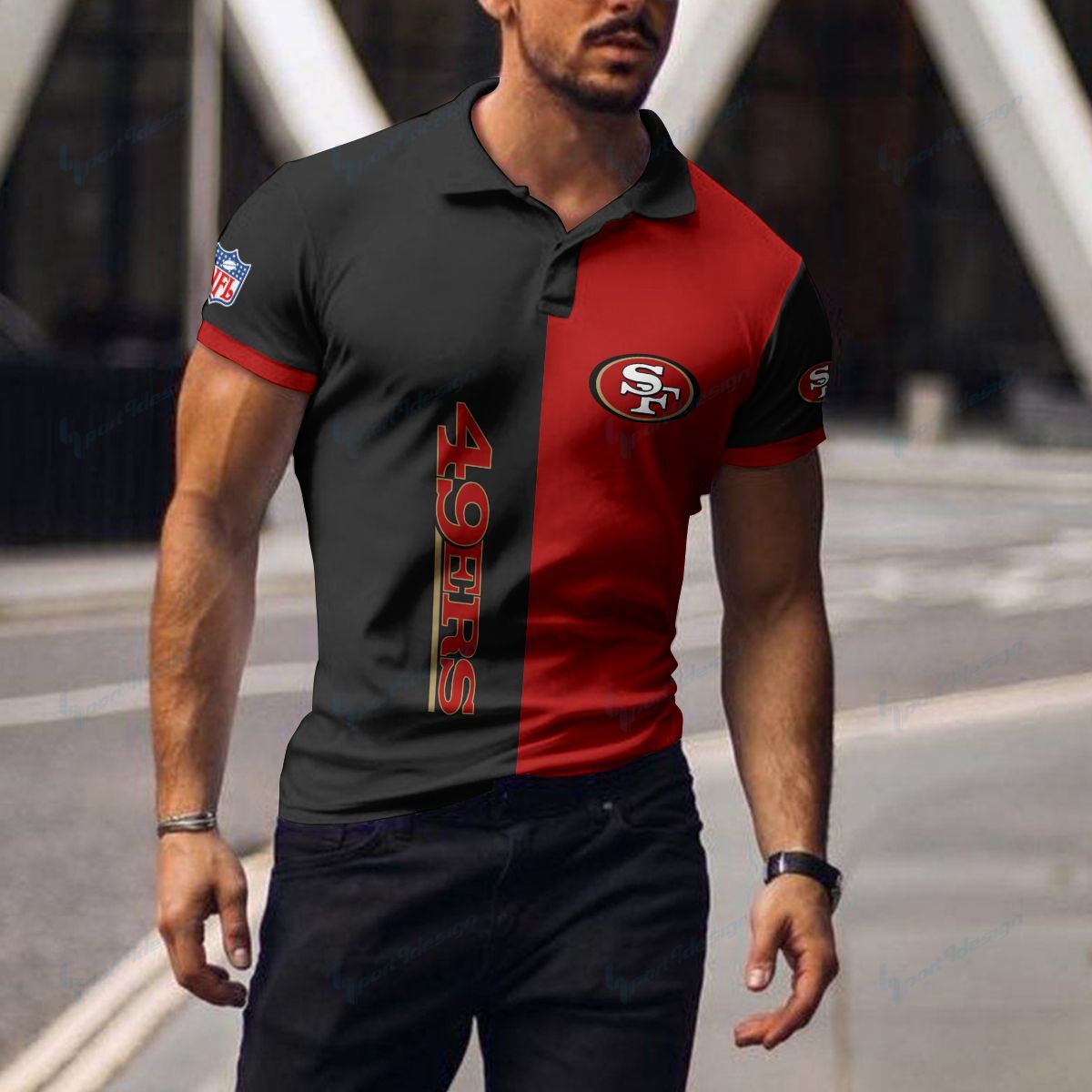 San Francisco 49ers Polo T-shirt 045