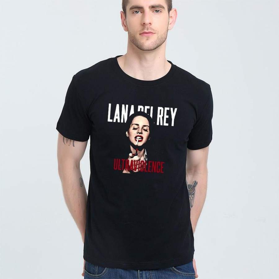 Lana Del Rey Ultraviolence Ride Live or Die Shades of Cool T-shirt Top Pure Cotton Men T Shirt
