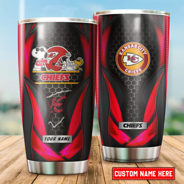 Kansas City Chiefs Personalized Tumbler Bg281