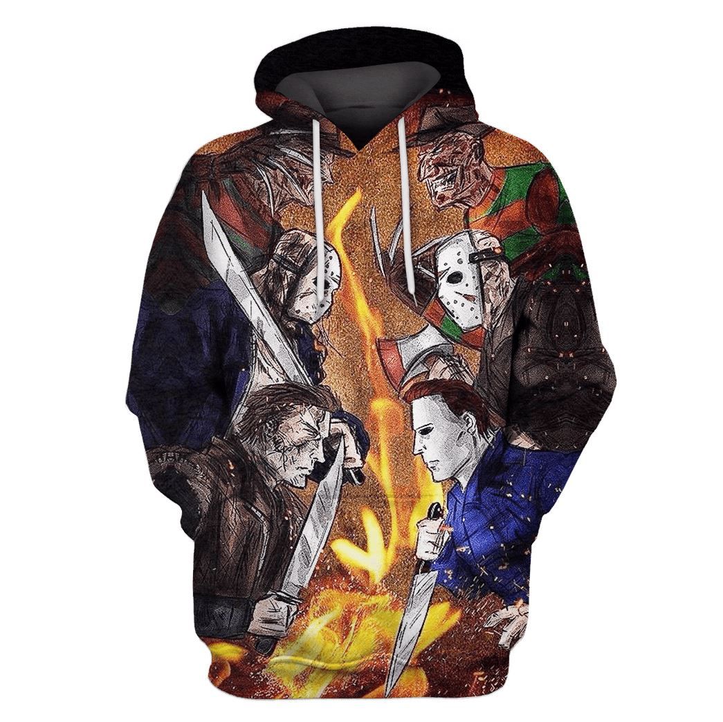 Gearhumans Halloween Michael Myers Hoodies – T-Shirts Apparel