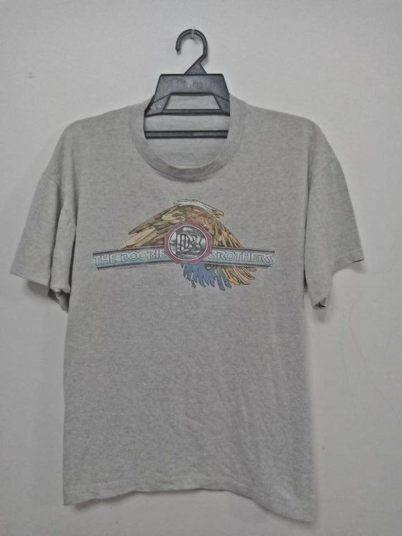 Vtg Rare 80 S The Doobie Brothers Cycles Tour Shirtamerican Rock Band With Nice Used Condition Hard To Find Shirt