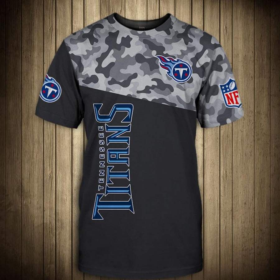 Tennessee Titans Military T Shirt 3D &hellip;