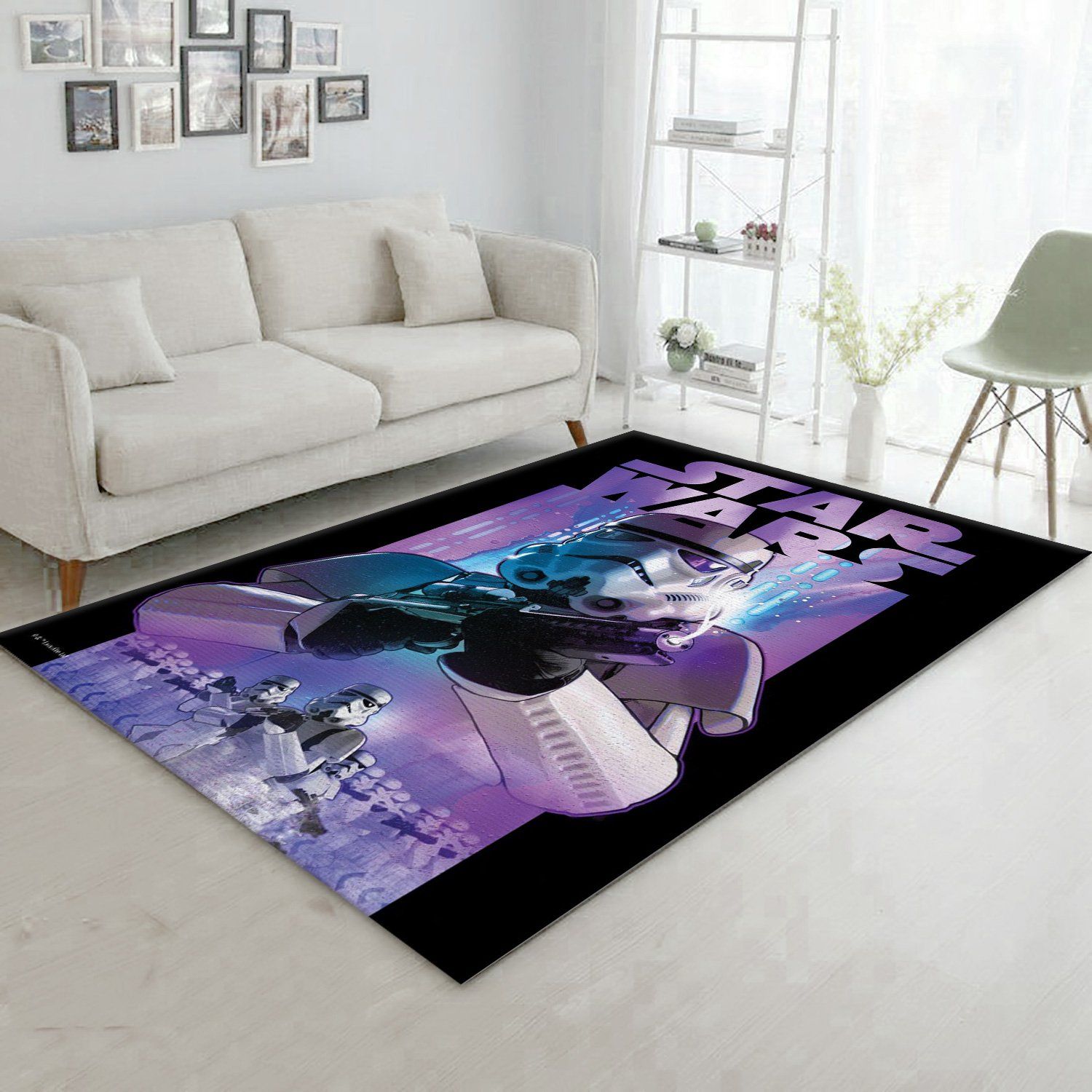 Stormtrooper Rug, Dark Side vs Light Side, US Gift Decor - Auckoo Store