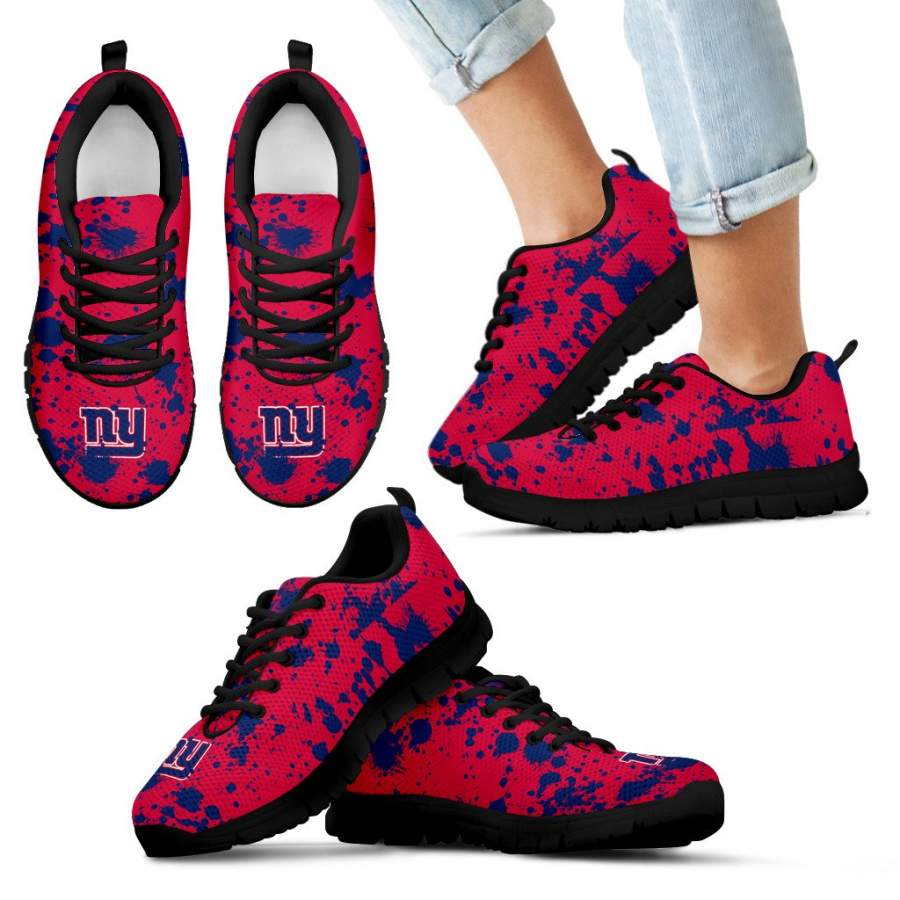 Splatters Watercolor New York Giants Sneakers