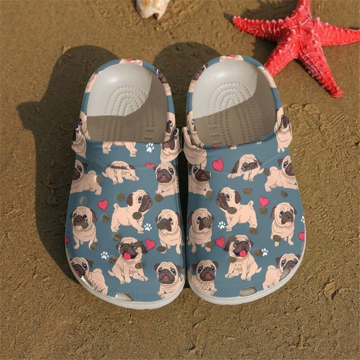 Pug I Love My Pugs Sku 1927 Crocs Cl …