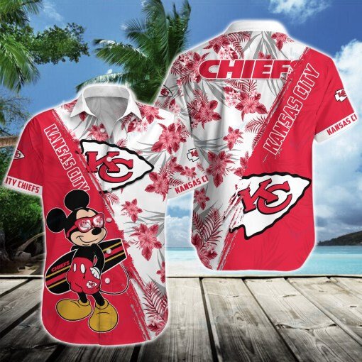 Kansas City Chiefs Button Shirt Bg815