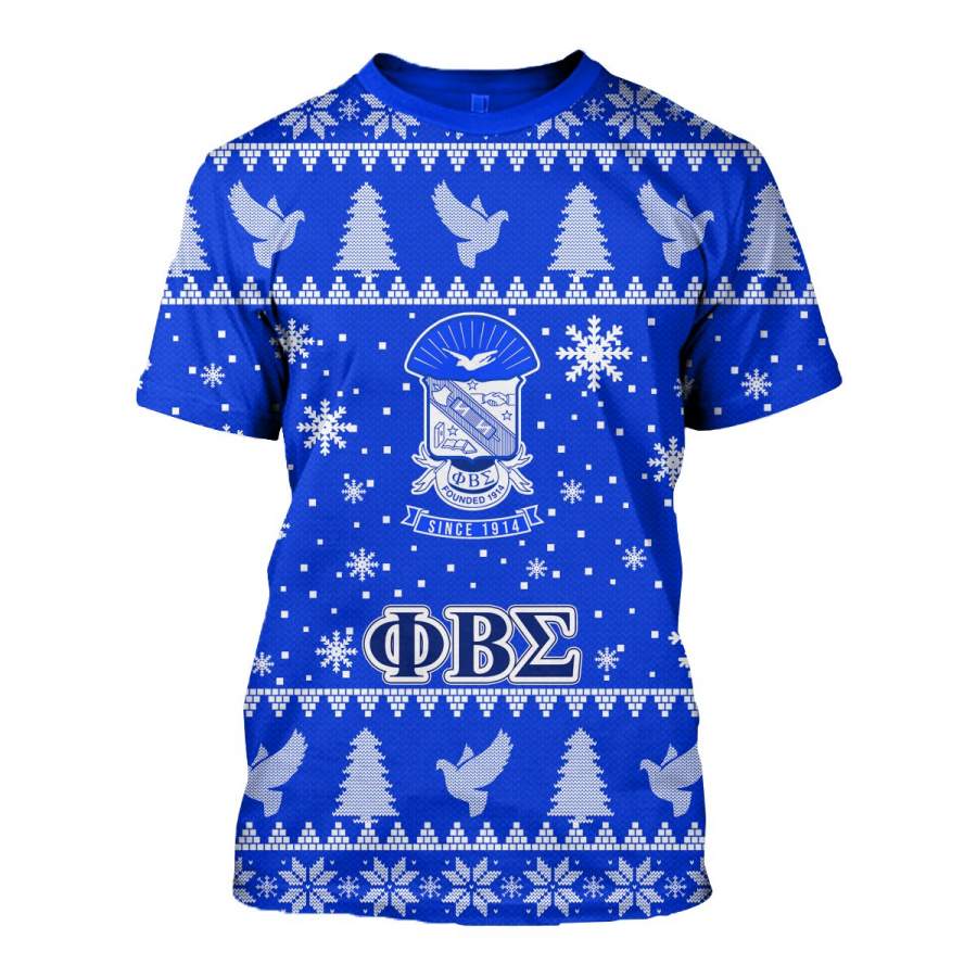 3D ALL OVER PHI BETA SIGMA UGLY SWEATER 4102019