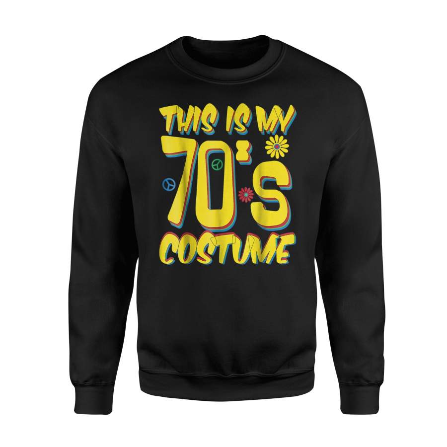 70s Halloween Costume Funny 1970s Men Women Halloween Sweatshirt