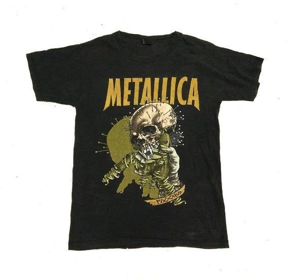 Metallica Vintage Pushead Fixxer 1997 Concert Re Load Tour Shirt