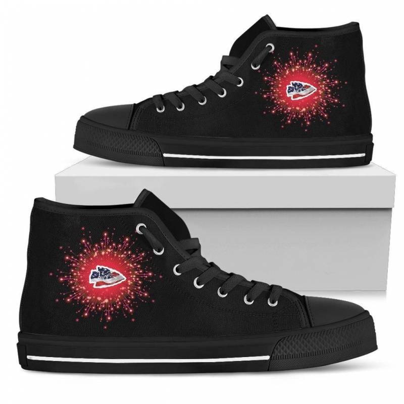 Fireworks Kansas City Chiefs High Top Shoes #246