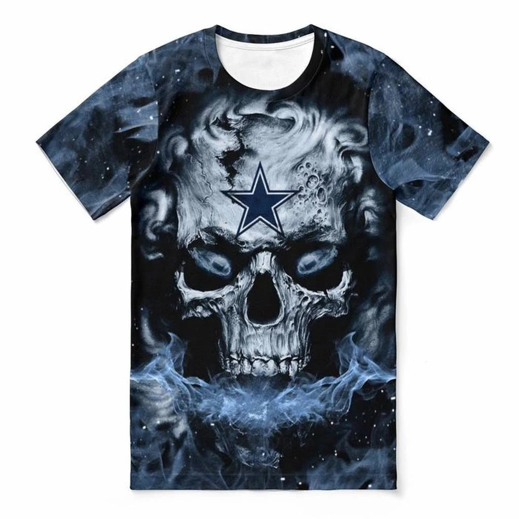 Dallas Cowboys Skull     1 Unisex 3D Hoodie Gift For Fans