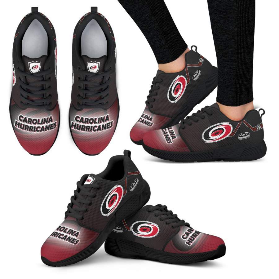 Awesome Carolina Hurricanes Running Sneakers For Hockey Fan