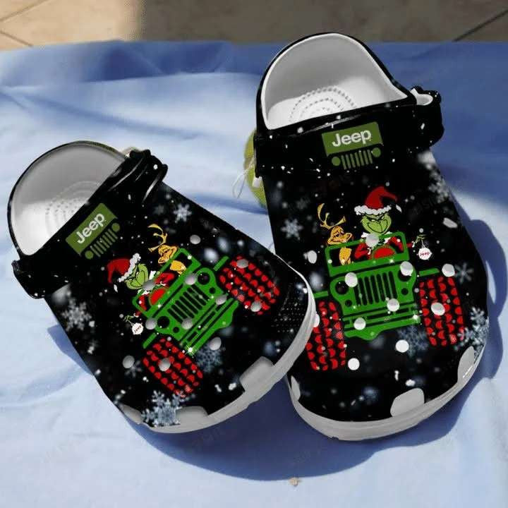 Waybackapparel Christmas Jeep 3D Crocband Clog