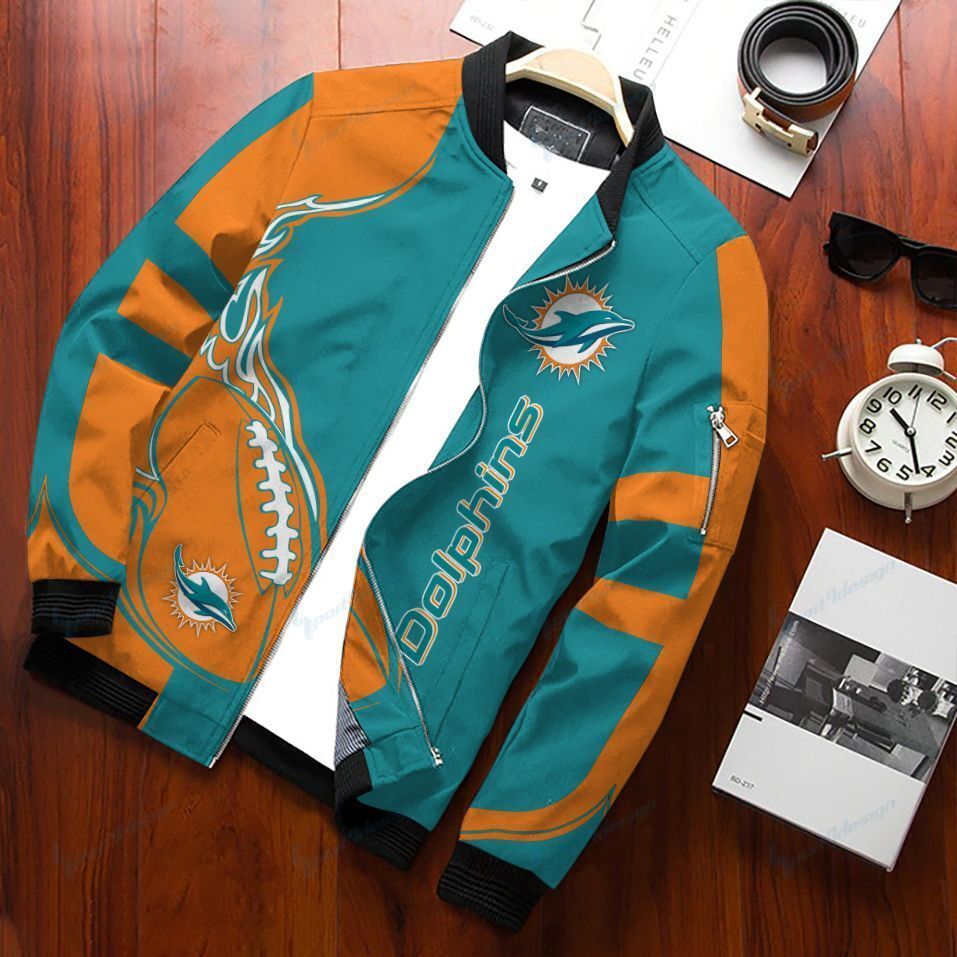 Miami Dolphins Bomber Jacket 036