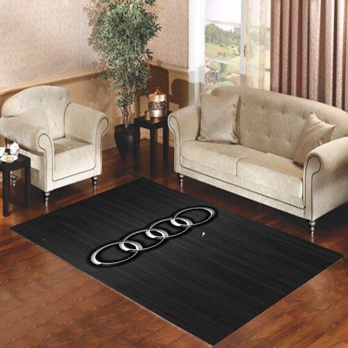 Audi Logo 3 Living Room Carpet Rugs