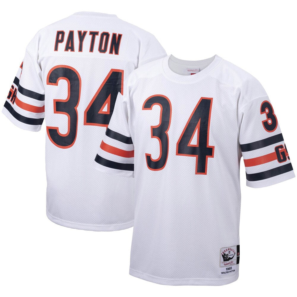 Men’s Chicago Bears Walter Payton Mitchell & Ness White 1985 Authentic 